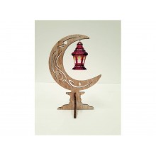 Stand Up - Rustic Crescent - Red Lantern - LARGE